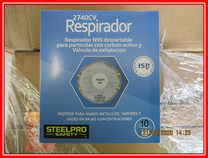 Mascarilla SteelPro Safety 2740CV Respirador