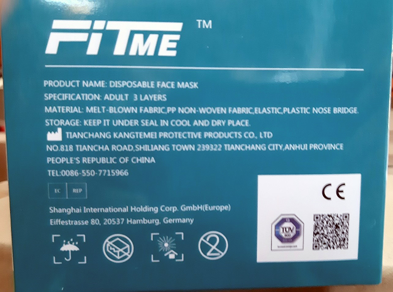 Mascarilla Fitme KTM001