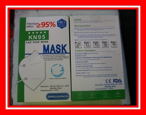 Mascarilla KN95 Ear Face Mask