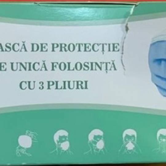 Mascarilla Disposable protective mask with 3 layers