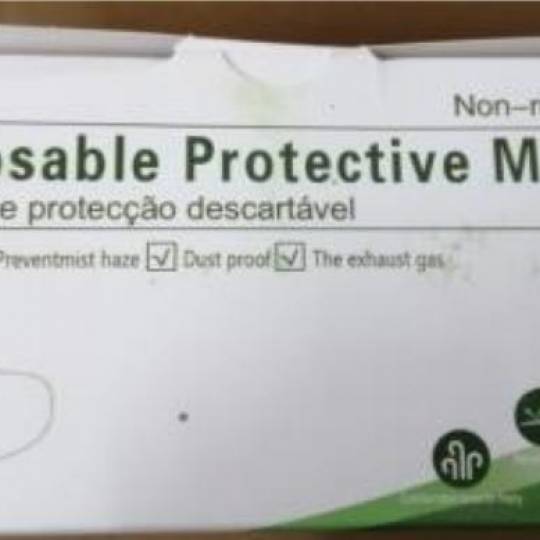 Mascarilla higiénica 'Disposable Protective Mask'