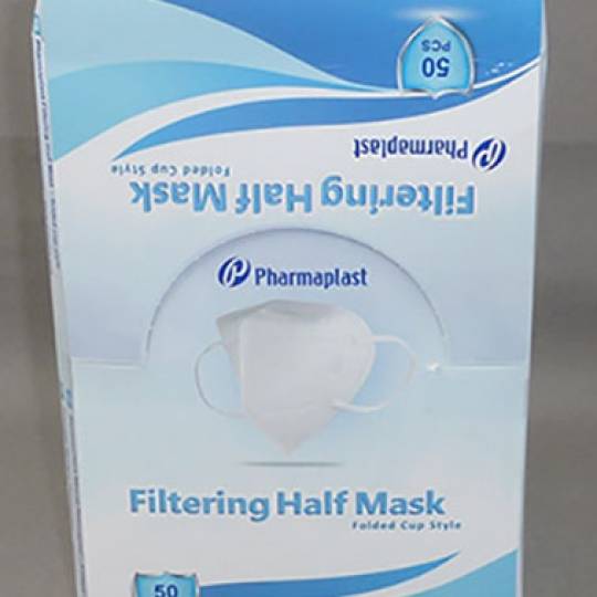 Filtering Half Mask Folded Cup Style Pharmaplast